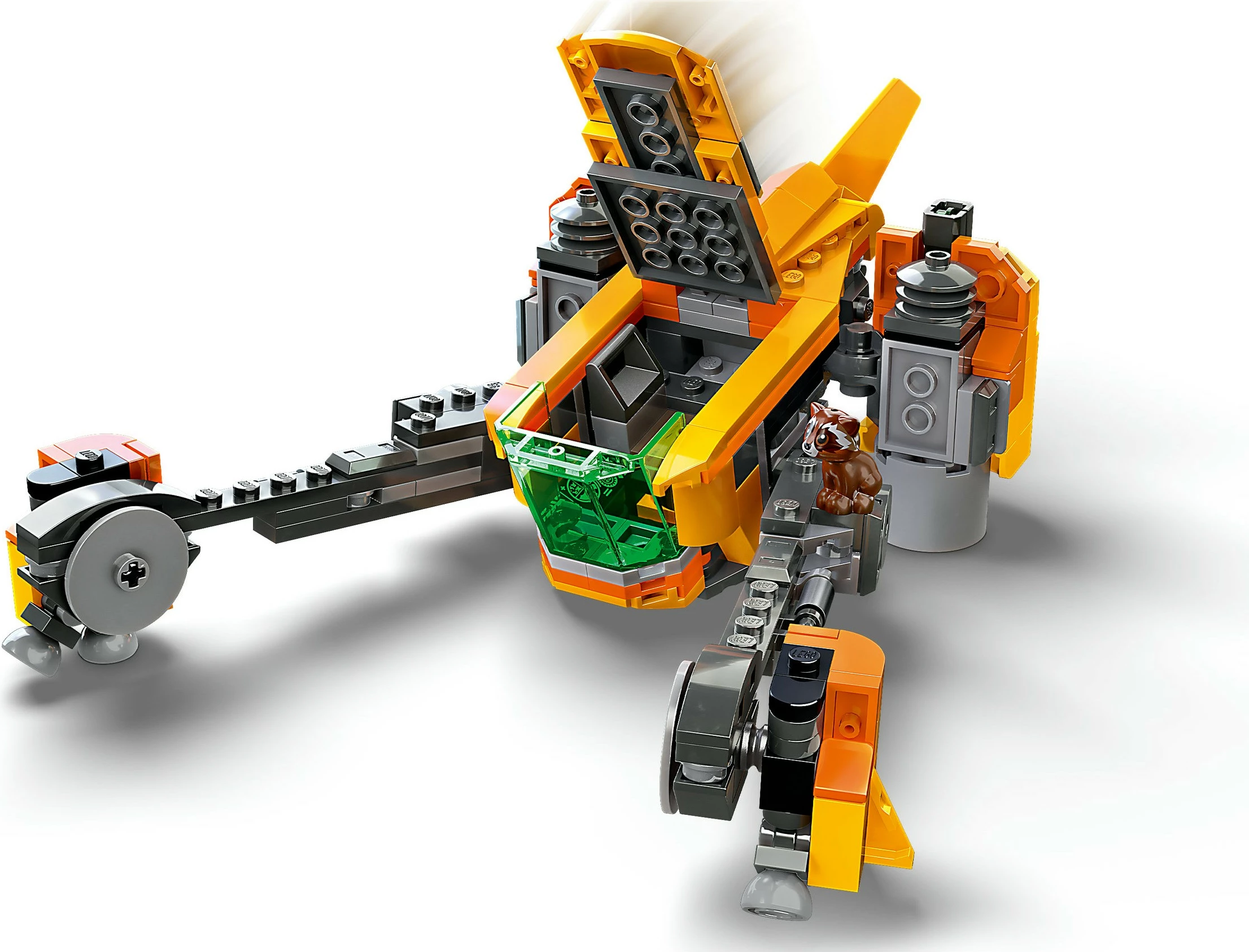 Gradbeni set LEGO Marvel Baby Rocketovo plovilo, 330 kosov, večbarvno