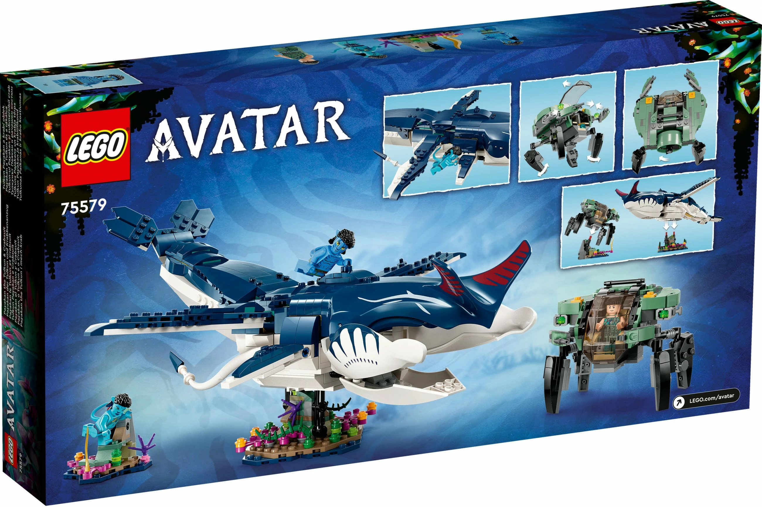 Set gradnje Avatar Payakan the Tulkun & Crabsuit, 761 kosov, večbarven