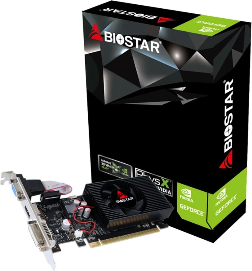Grafična kartica Biostar VN7313TH41, NVIDIA GeForce GT 730, 4 GB GDDR3