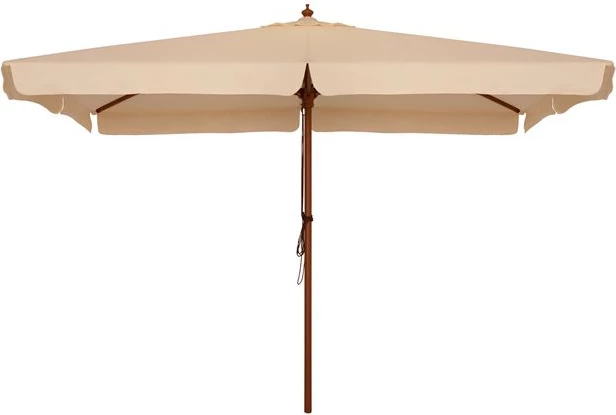 Profesionalni dežnik 4x4m z lesenim okvirjem FH6023 Bež