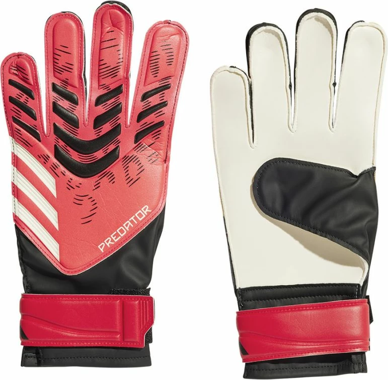 Doreza za vratarja, adidas Predator GL TRN M, bele in rdeče