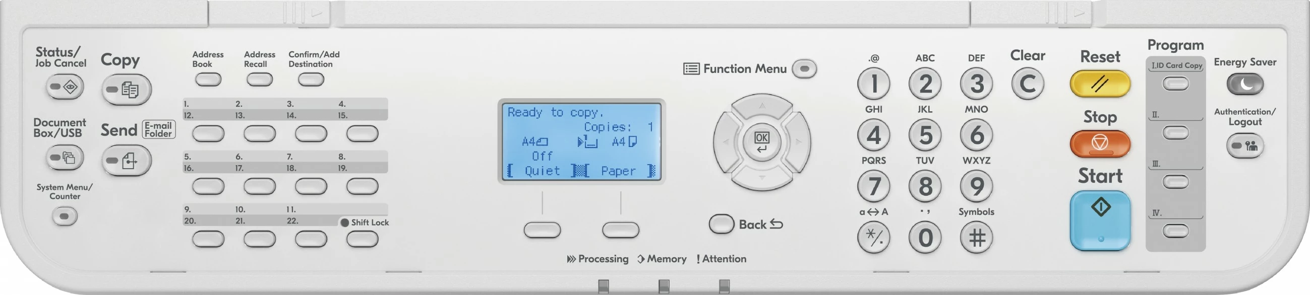 Multifunkcijski laserski tiskalnik Kyocera ECOSYS MA4500x, mono, A4, črno-belo