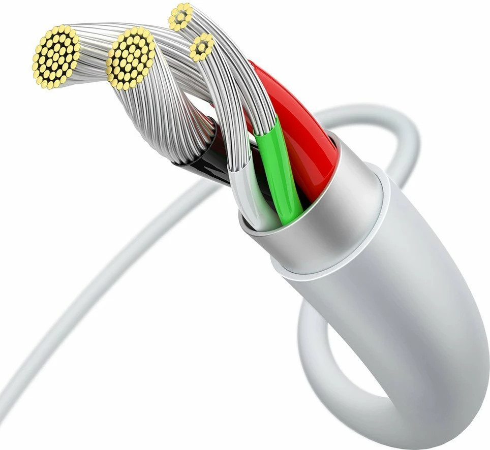 Kabel USB-A na micro USB, 1 m, bel Baseus Superior CAMYS-02