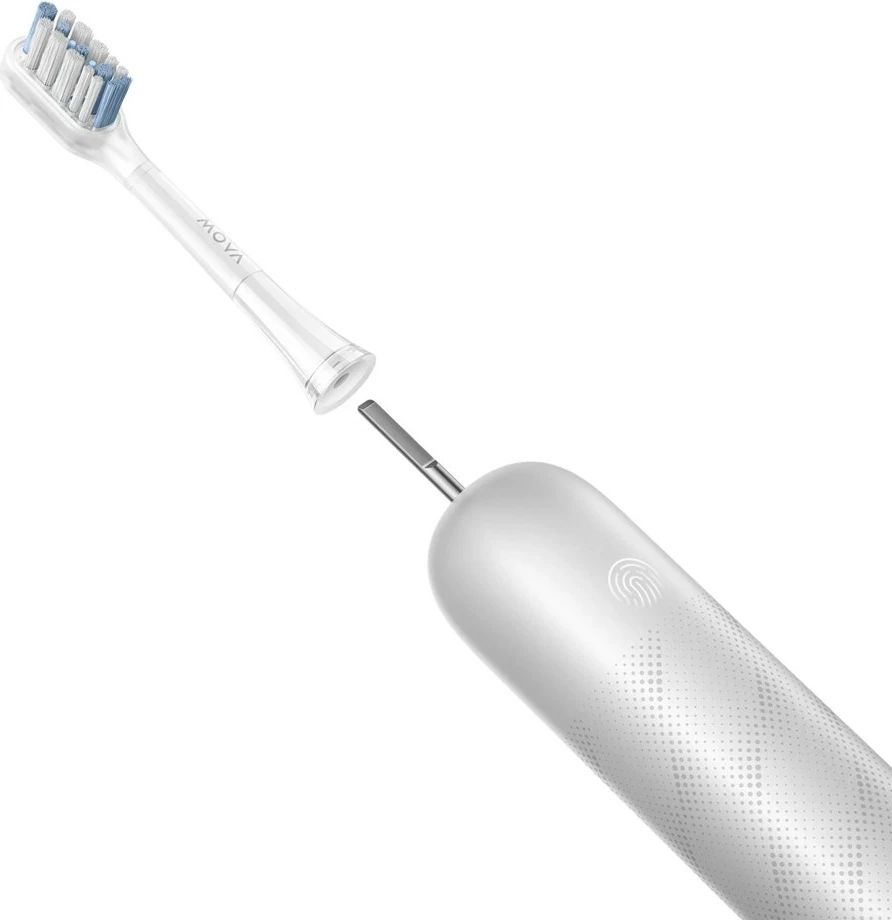 Sonična zobna ščetka Mova Fresh Pro, Bluetooth, srebrna