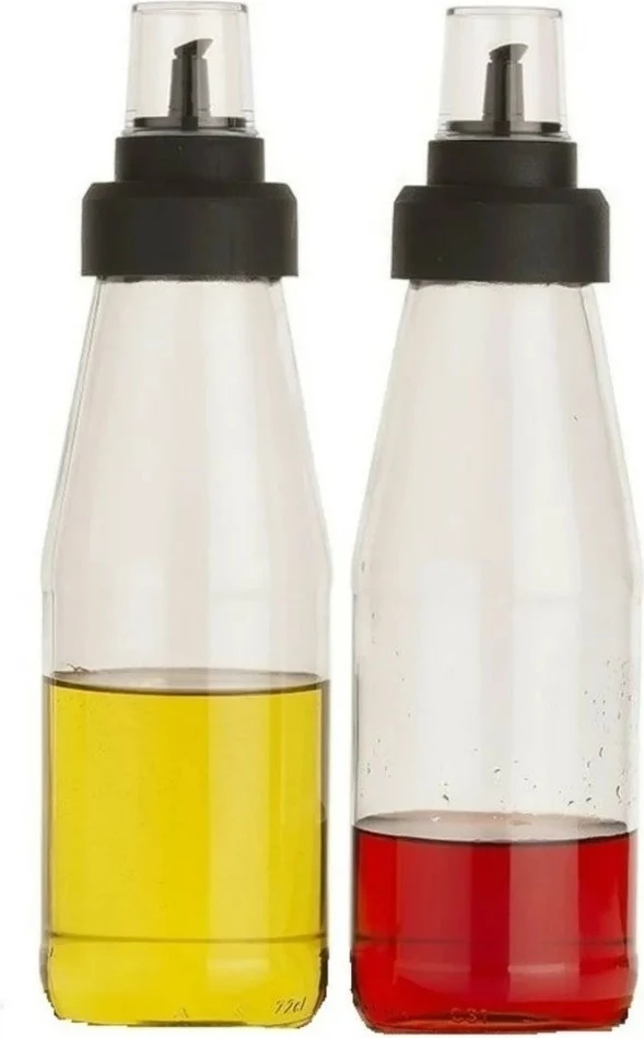 Set steklenic za olje, 2 kosa, 720 ml, prozorno, Hermia Concept