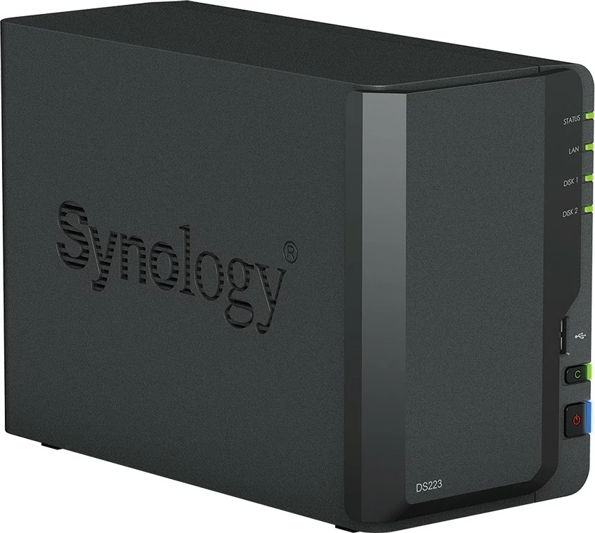 NAS Synology DiskStation DS223, namizni, Realtek RTD1619B, 2 GB DDR4