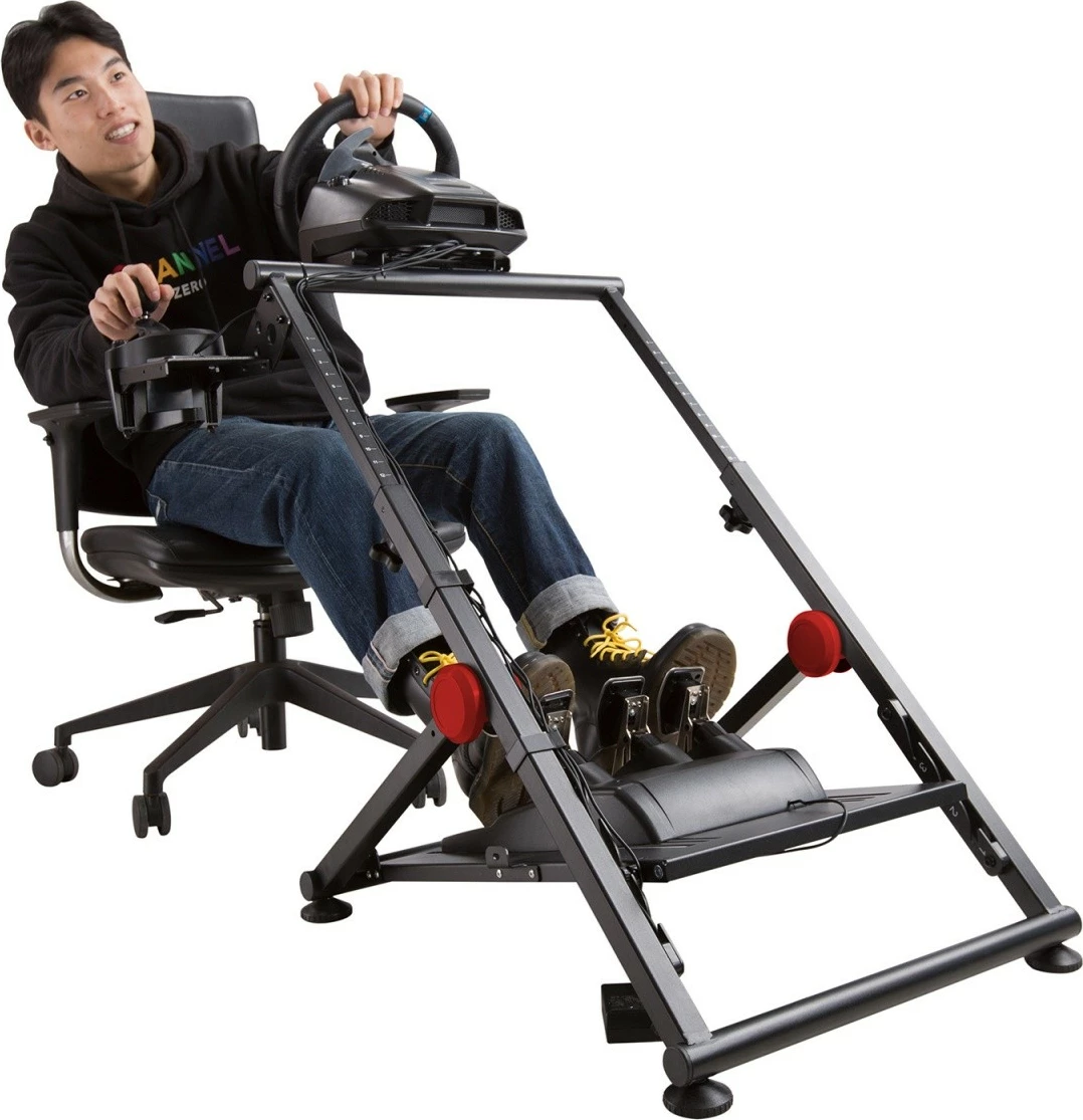 Zložljiv stalek za volan Audiocore RS155, za PC/PlayStation/Xbox, črn