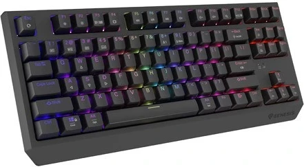 Mehanska brezžična tipkovnica TKL Genesis Thor 230, RGB, Outemu Red, črna