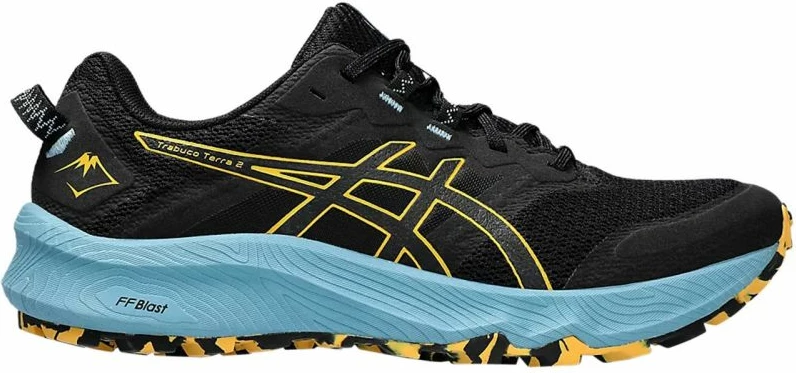 Atletske tekaške copate Trabuco Terra 2 M 1011B607 Asics, črne