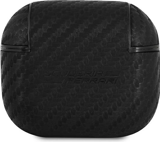 Zaščitni ovitek za AirPods 3 Ferrari FESA3CABK, On Track, karbon, črn
