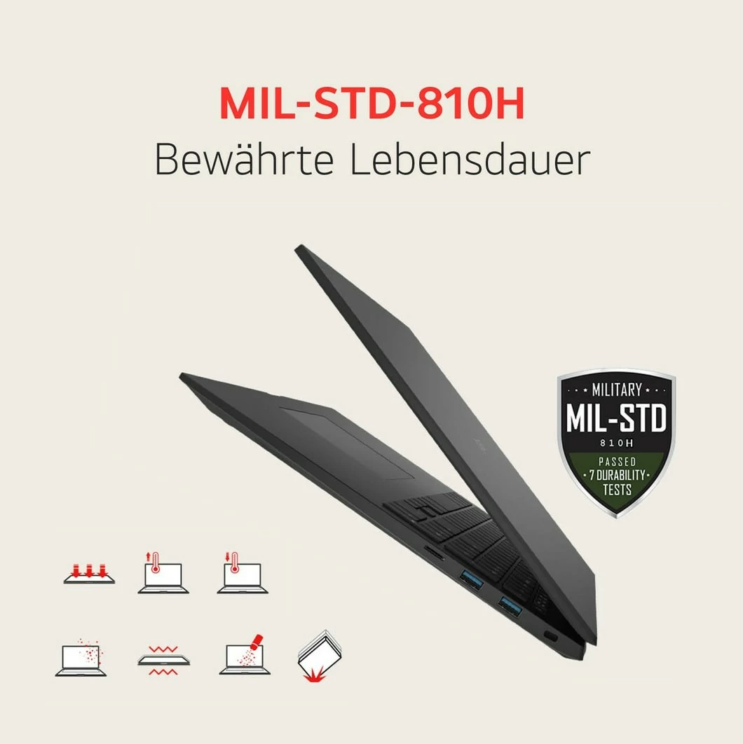 Ultra lahek prenosnik 17" LG gram 17Z90S-G.AD7CG, Intel Core Ultra7 155H, 1,35 kg, siv