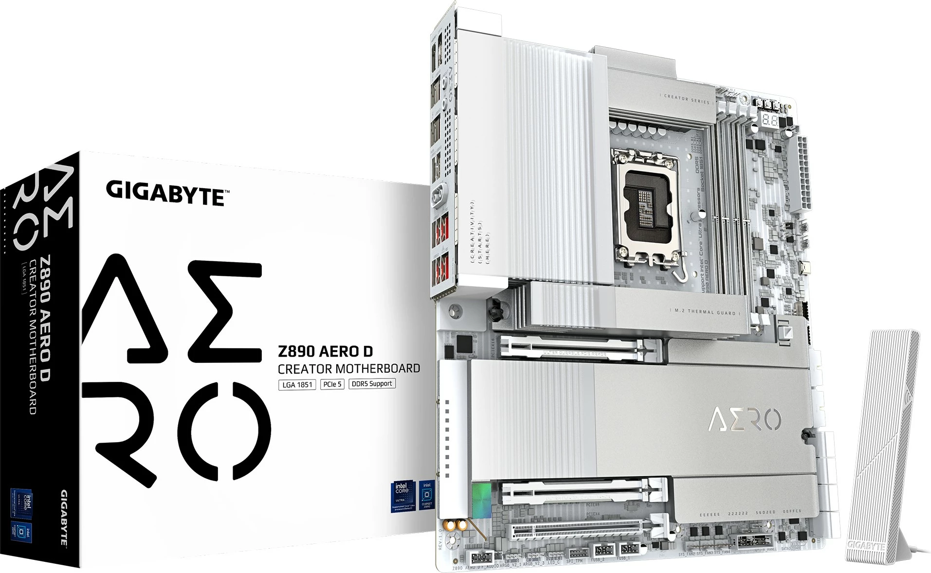 Plošča Z890 AERO D za Intel Core Ultra, DDR5, PCIe 5.0, Wi‑Fi 7 - Gigabyte