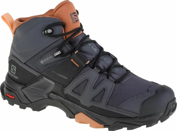 Planinske atletske čevlje, Salomon X Ultra 4 Mid GTX W 412956, sive