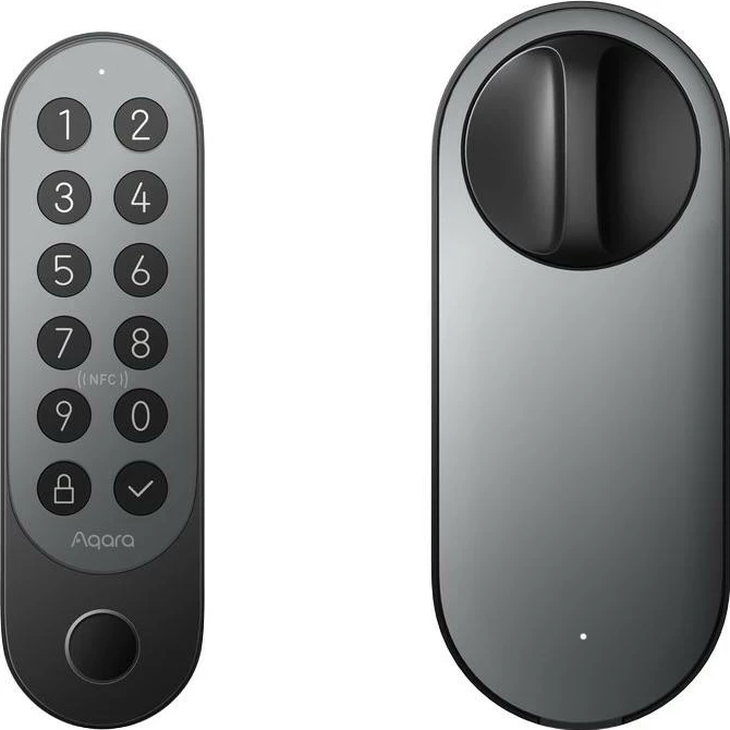 Pametna ključavnica Aqara Smart Lock U200, Bluetooth, NFC, Thread, črna