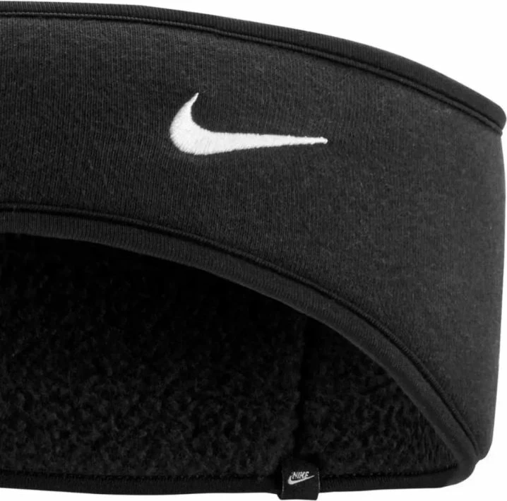 Trak za glavo iz flisa, Nike, ženski, črn