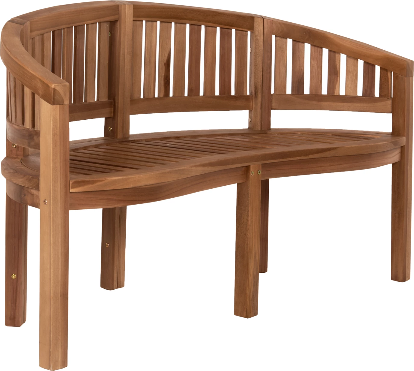 Klop 2-sedežna CAPO FH9539 iz tikovine v naravni barvi 149x59x86Hcm