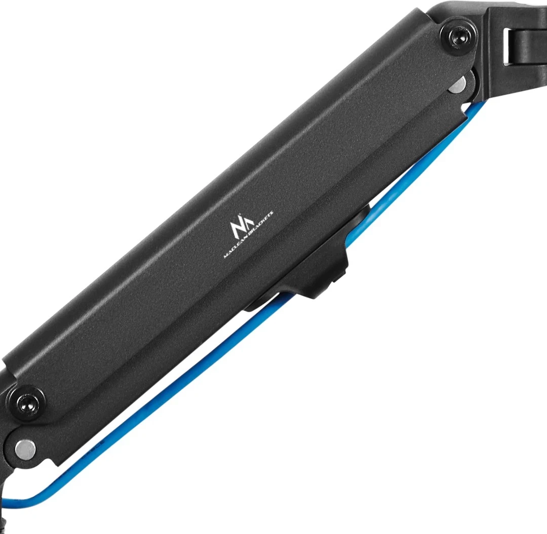 Nastavek za monitor z plinsko vzmetjo Maclean MC-458, 17–27 in, črn