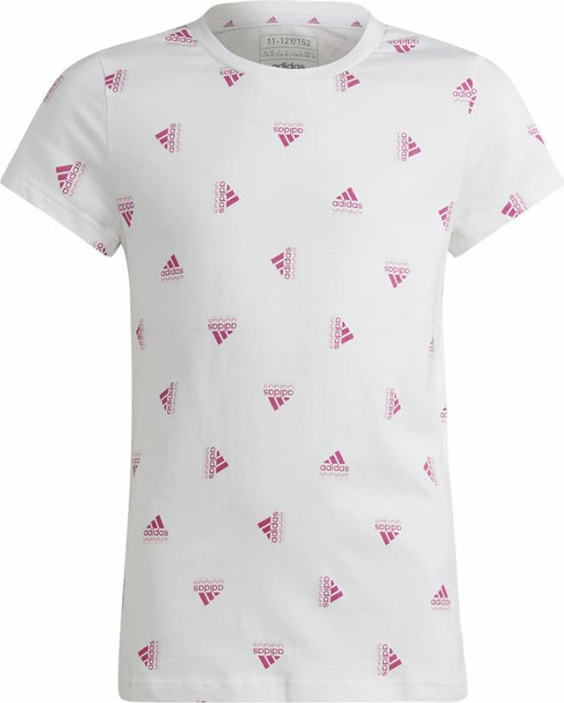 Majica za dekleta adidas, bela