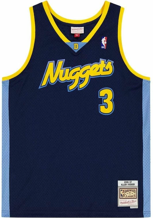 Majica za moške Mitchell & Ness NBA Swingman Denver Nuggets, modra