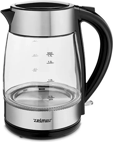 Električni čajnik Zelmer, srebrn