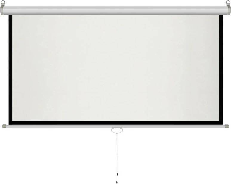Projekcijski zaslon ART ER M96 1:1, 96", 244x244 cm, ročni, bel
