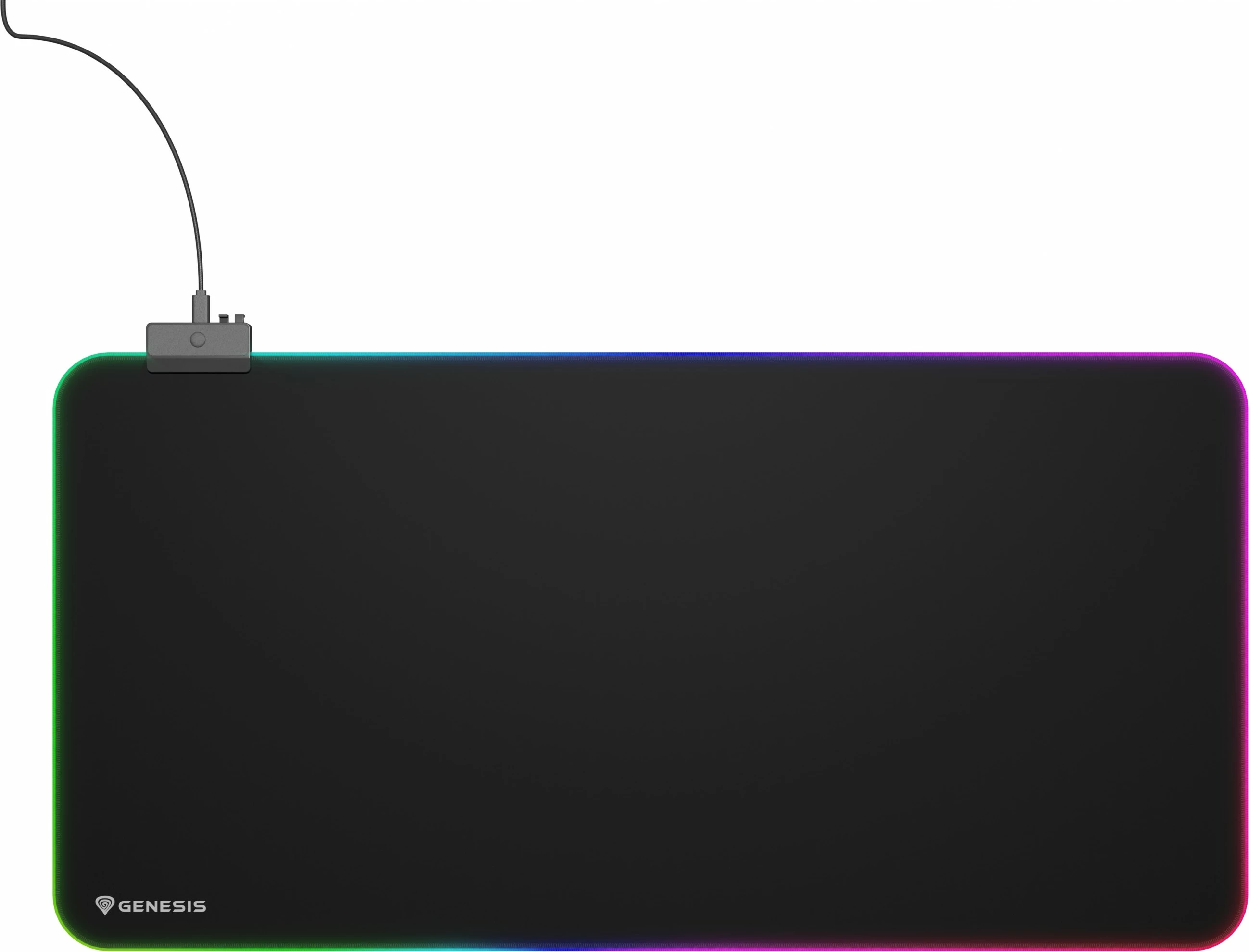 Podloga za miško RGB XXL 800x400 mm, črna — Genesis BORON 500