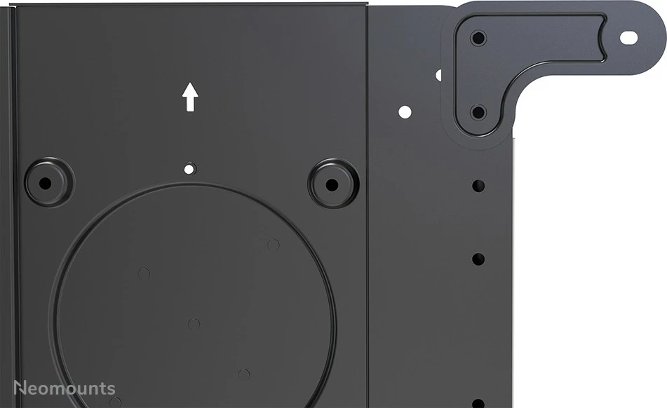 Stojalo za TV Neomounts NS-M1250BLACK, 37–70 inčev, vrtljivo, 70 kg, črno