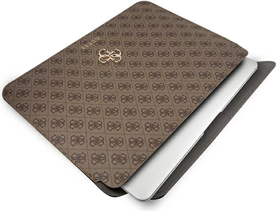 Ovitek za prenosnik do 13" Guess 4G Big Logo, rjav