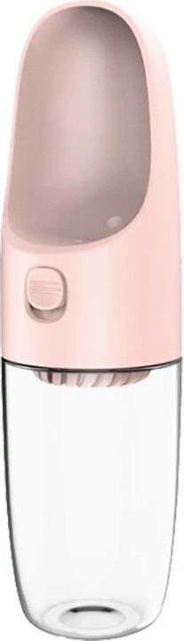 Potovalna steklenica za hišne ljubljenčke Dogness D11, 400 ml, rožnata