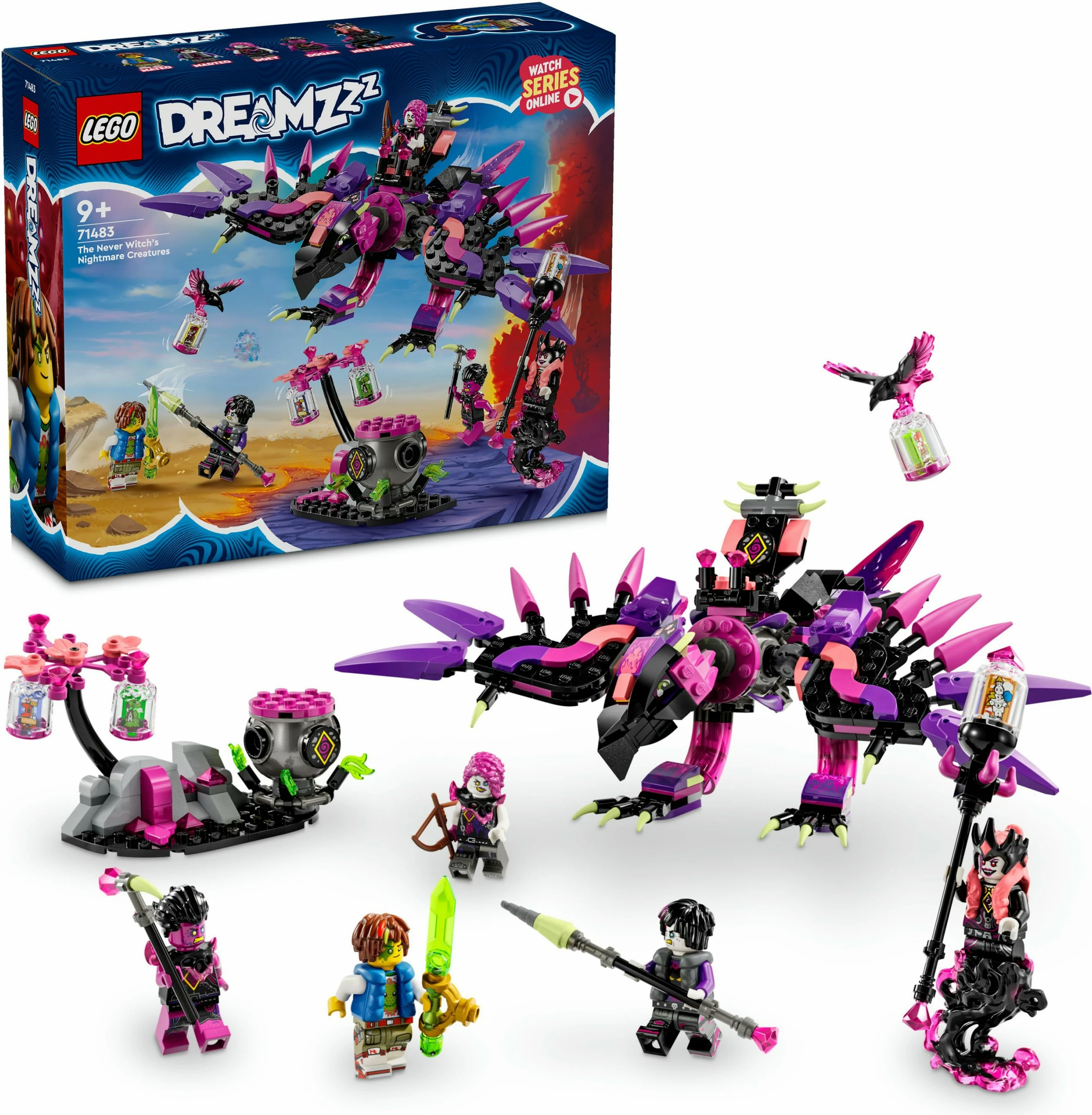 Gradbeni komplet LEGO DREAMZzz 71483, 457 kosov, večbarven