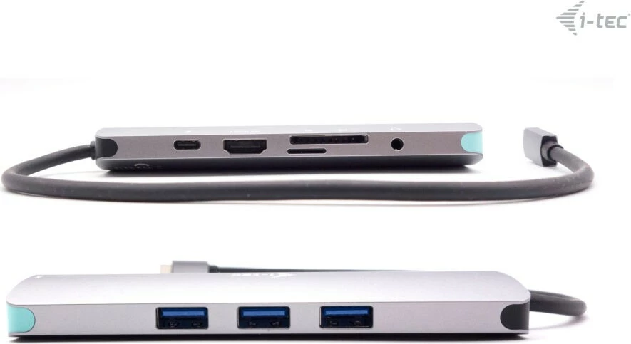 Dock za Nano LAN z napajalnikom 100W, siv I-Tec