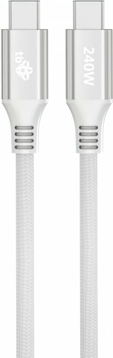 Kabel USB Type-C na USB Type-C TB, 1 m, 240 W, bel