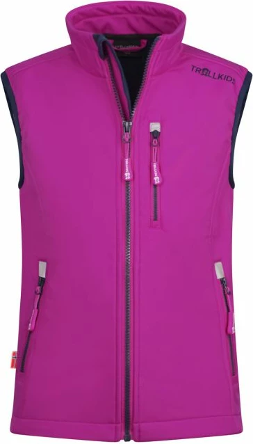 Telovnik za otroke Trollkids, roza
