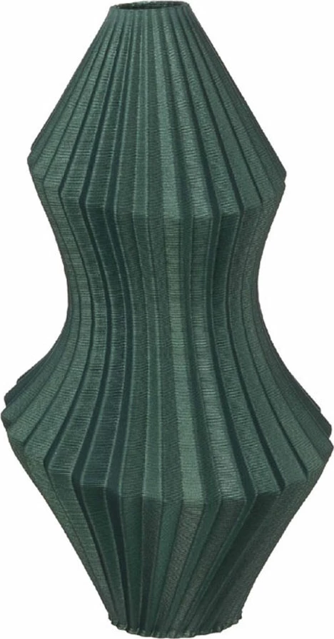 Vaza iz keramike, temno olivno zelena, 19x19x36 cm TESSELA