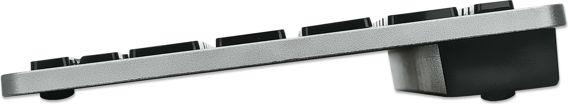 Slim brezžična tipkovnica MANHATTAN Funktastatur, Bluetooth 3.0/2.4GHz, antracit