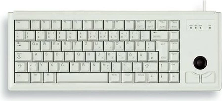 Kompletna tastatura z vgrajenim trackballom Cherry G84-4400, full-size, USB, QWERTY, siva