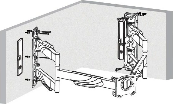 Nosilec za televizor ART AR-85, 32–70" LCD/LED, črn