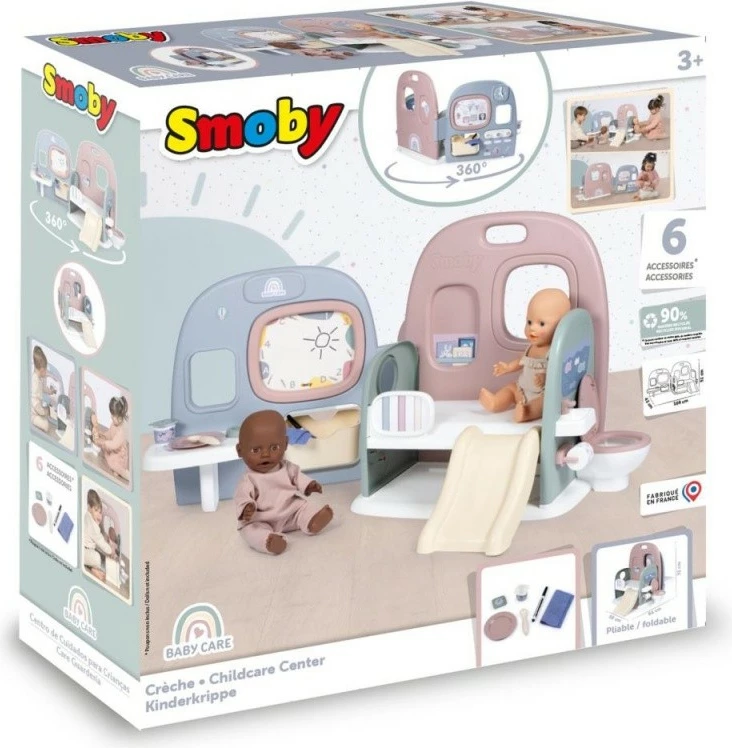 Igralni kotiček za lutke Smoby Baby Nurse 7600240308, plastika, večbarven