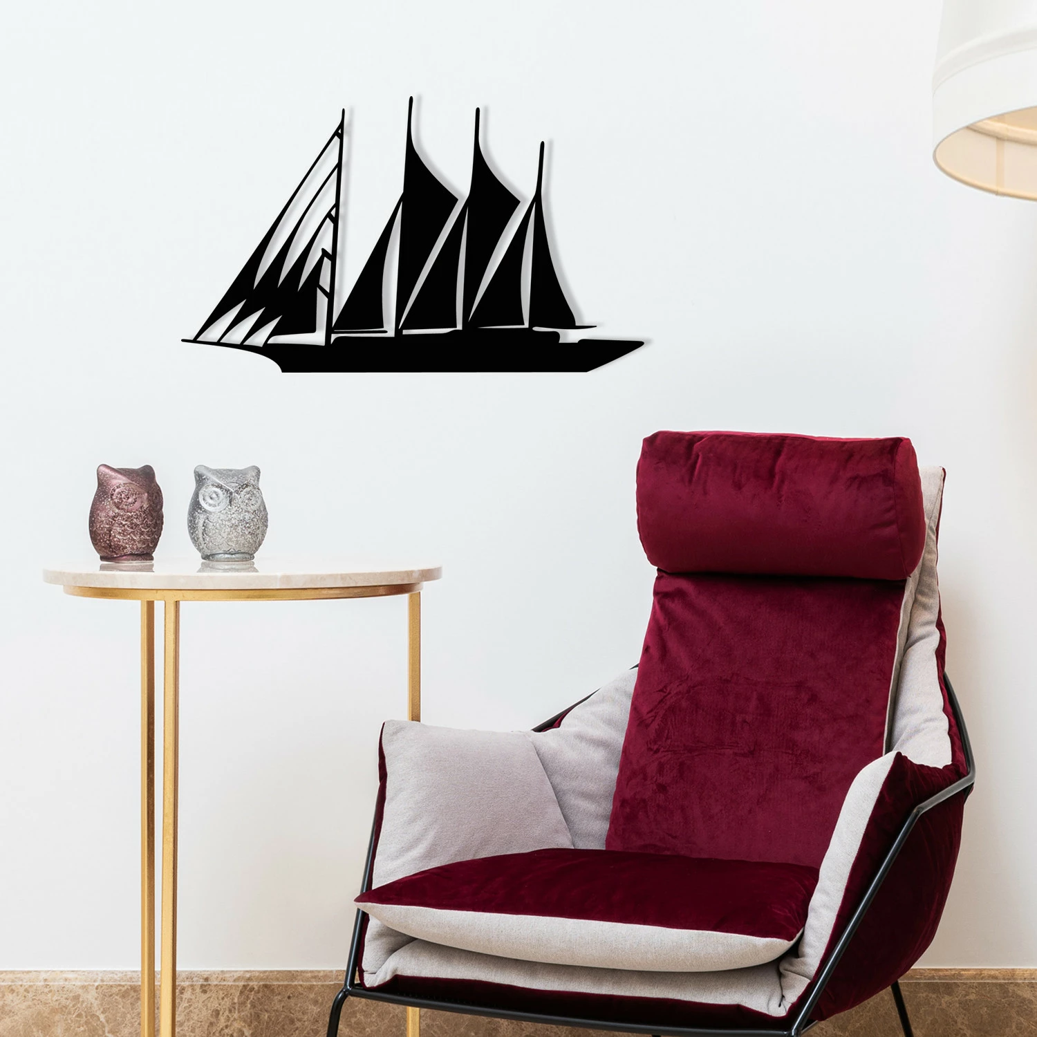 Kovinski stenski dekor, Wallity, Sail