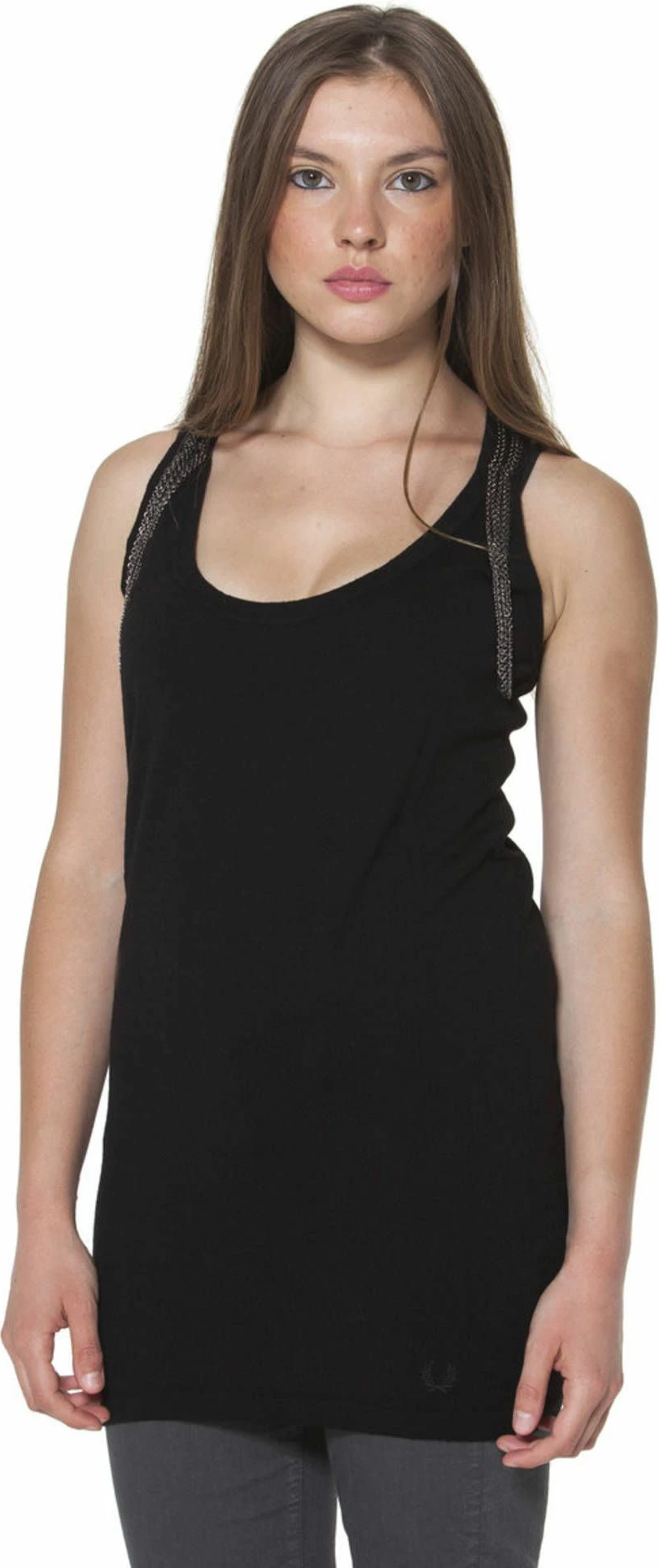 Majica za ženske, črna FRED PERRY