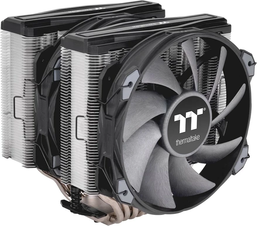 Zračno hlajenje Thermaltake TT TOUGHAIR 710, dual tower, 2 ventilatorja 14 cm, sivo
