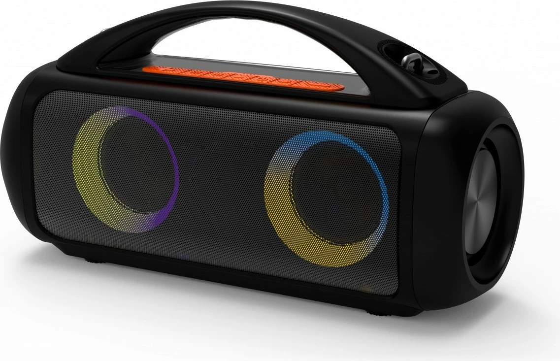 Prenosni zvočnik POWER AUDIO PRO MT3184 Media-Tech z Bluetooth, Karaoke, 16 h, črno/oranžen