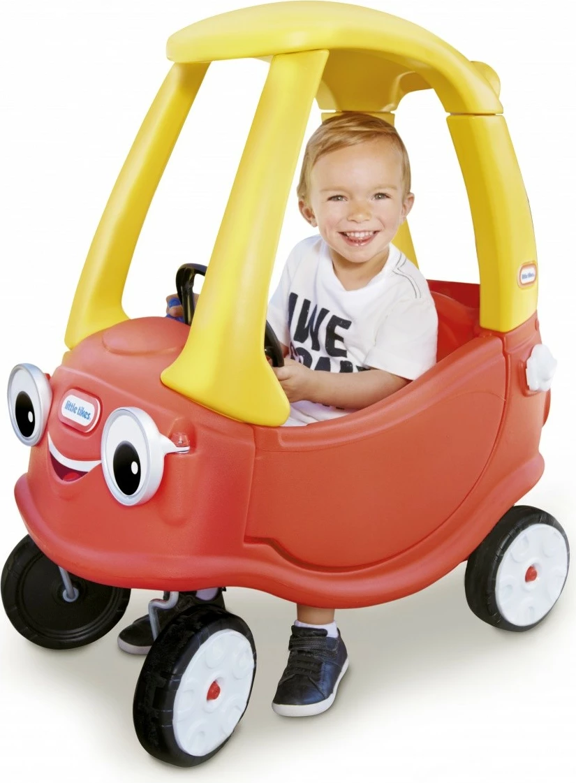 Igračeča voziček z novimi očmi, rdeče/rumen Little Tikes Cozy Coupe