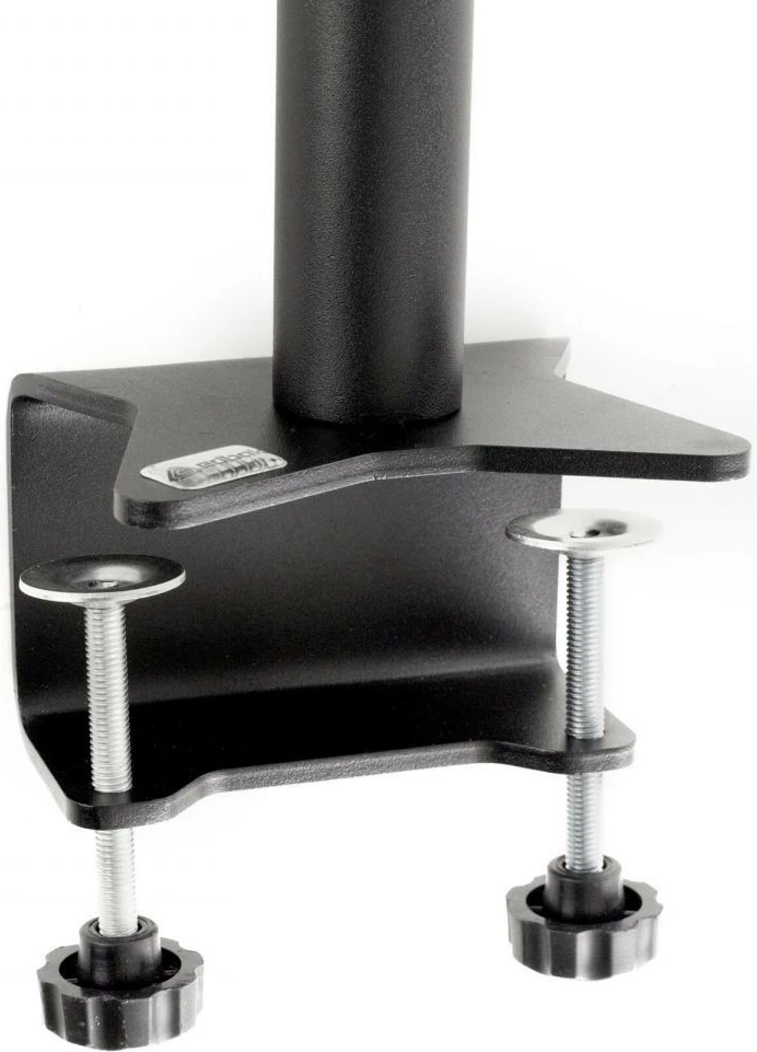 Namizni nosilec za monitor z dvema krakoma, Edbak SV04, za 10–29 inč, VESA 75x75/100x100, črn