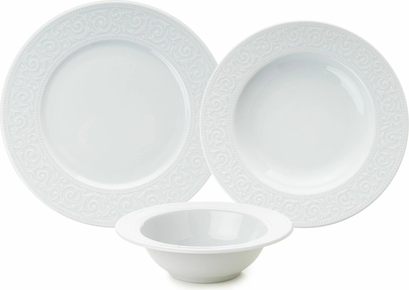 Servis za večerjo iz porcelana, 18-delni, Hermia, ACL18Y400