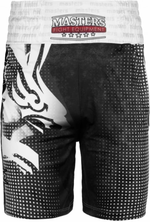 Boksarske kratke hlače PATRIOTIC 'EAGLE' Iron Pro MFC M 06117-01M, črne