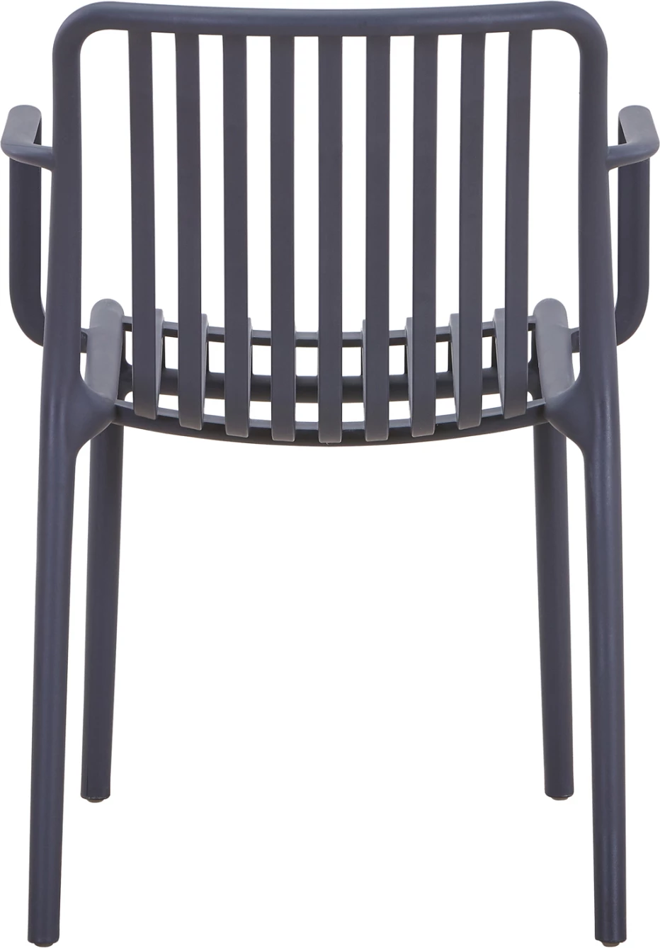 Zunanji naslanjač CONVEE FH6105.03 iz polipropilena v sivi barvi 55x56x79H cm