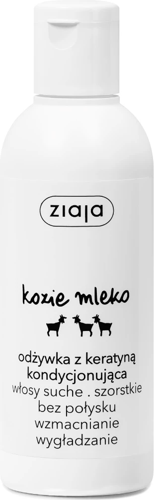 Balzam za lase z mlekom koze in keratinom Ziaja, za ženske, 200 ml