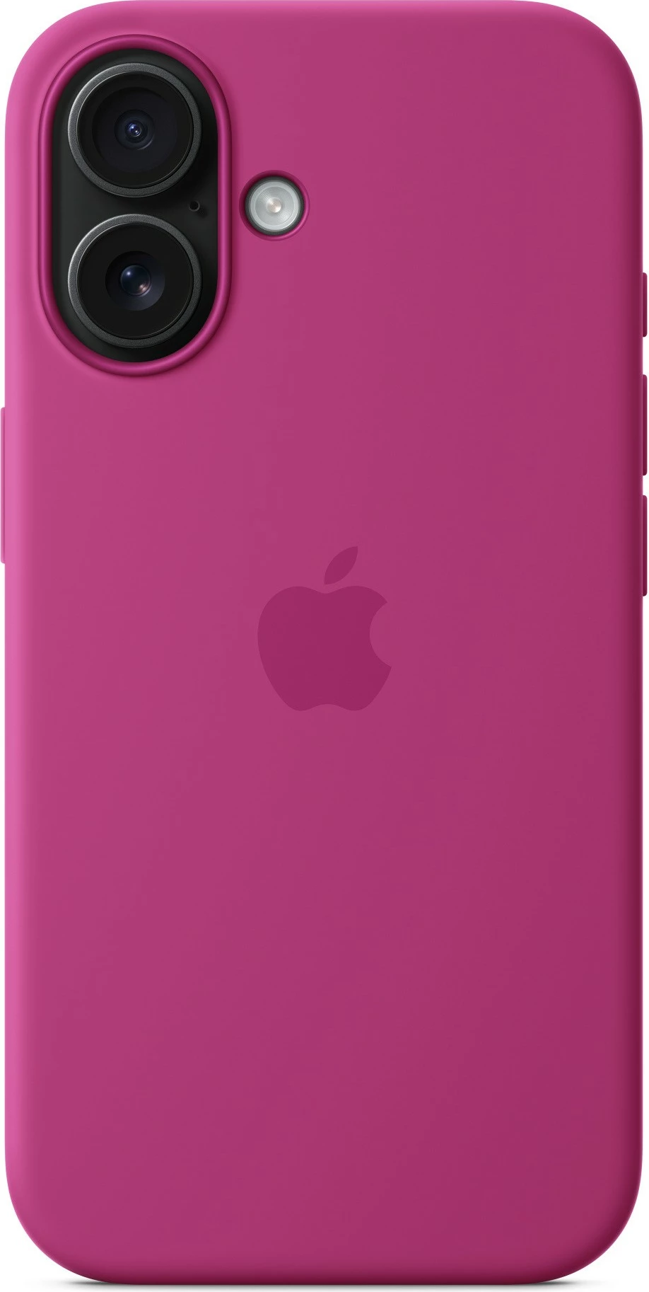 Silikonska zaščita za Apple iPhone 16 z MagSafe, Fuchsia