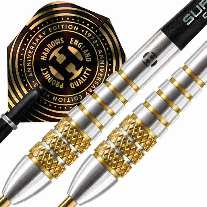 Darts puščice Harrows za odrasle, črne in zlate